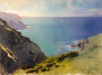 Cornish Headlands by Abbott Handerson Thayer